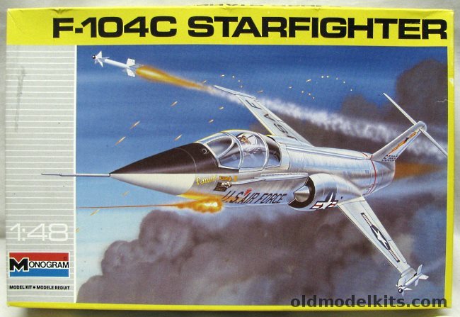 Monogram 1/48 F-104C Starfighter - 'Fannie' Da Nang Air Base South Vietnam 1965, 5455 plastic model kit